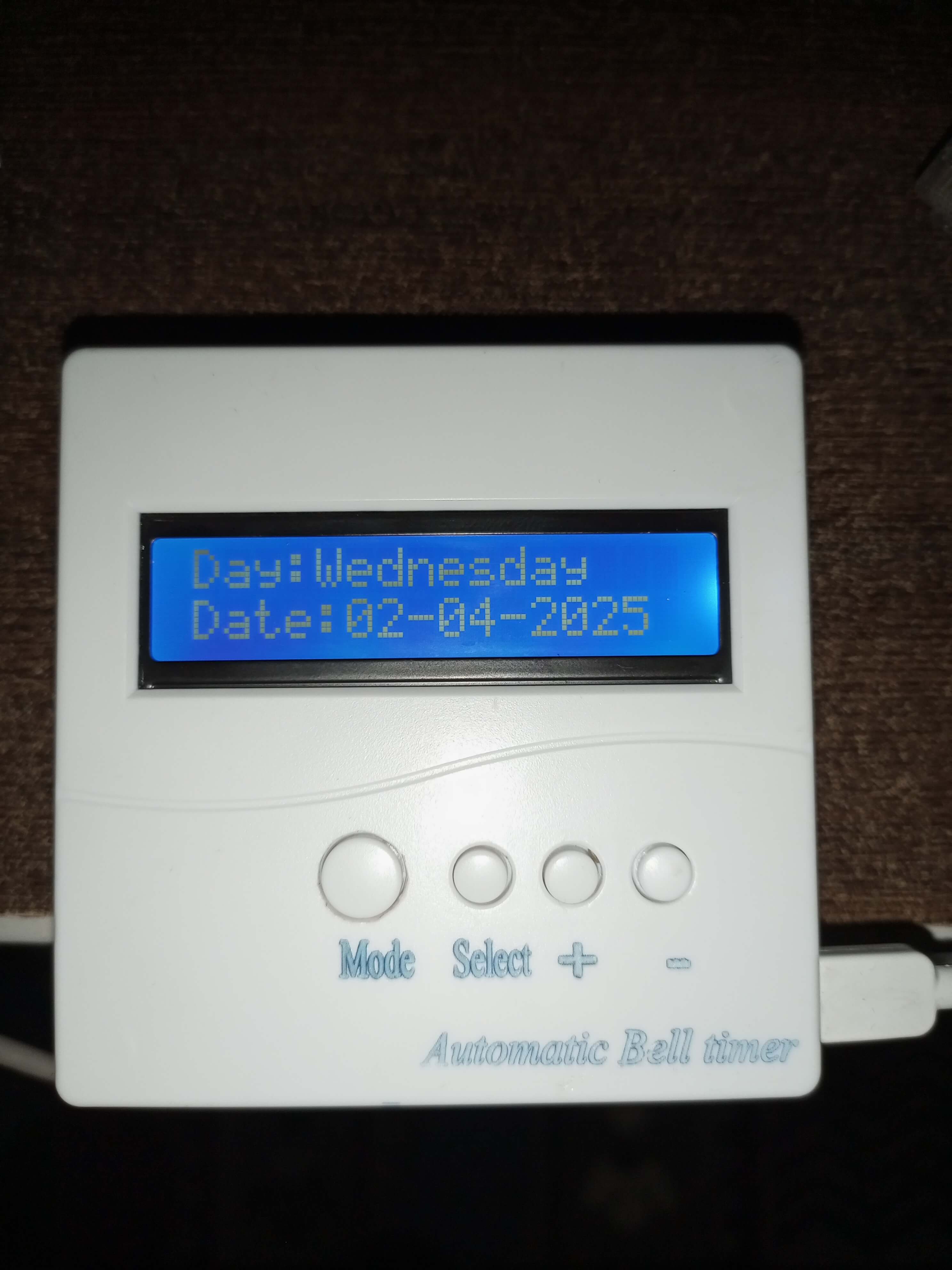 Automatic Bell Timer System